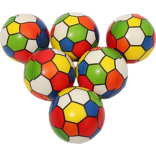 Anti Stress Ball Pressure Relief Toy Soccer Table Football Sponge Ball Safe Foam PU Childrens Squish Stress Reliever Fight Toy