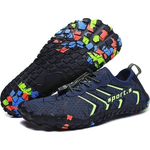 Quick Dry Men Women Upstream Aqua Shoes Nonslip Barefoot Seaside Beach Wading Shoes Breathable Comfortable Trekking Water Shoes
