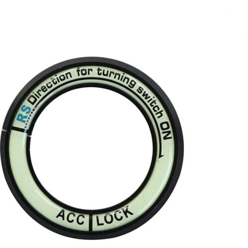 Color My Life Ignition Key Ring Luminous Decorative Circle Stickers for Toyota Corolla 2014 LEVIN RAV4 RAV 4 2014 Accessories