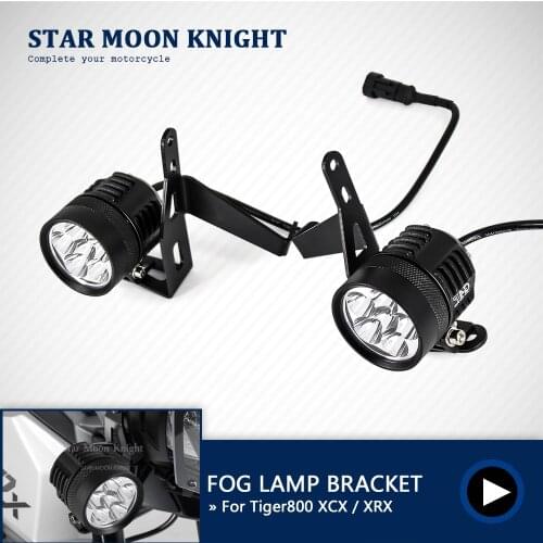 For Triumph Tiger800 Tiger 800 XCX XRX 2015 2016 2017 2018 Motorcycle LED Lights Bracket Auxiliary Lights Fog Lights Brackets