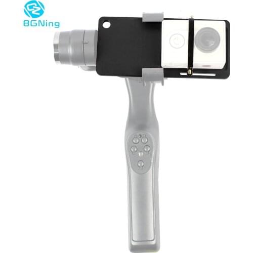 Action Camera to Handheld Gimbal Stabilizer Adapter Switch Mount Metal Plate for DJI OSMO Mobile 2 Smooth 4 for GoPro HERO 7/6/5