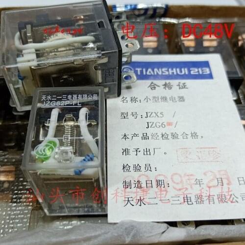 Electric Relay JZG62P-FL DC48V 8-Foot