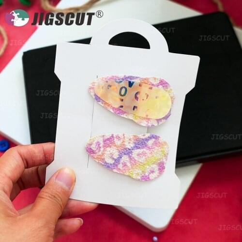 Headwear Snapclips cutting die JC-clips-0009