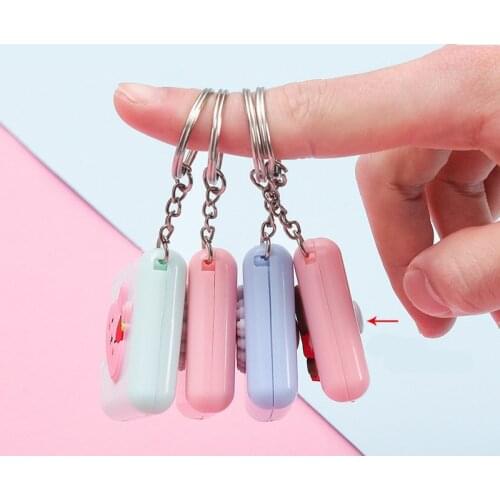 150cm Tape Measures Portable Retractable Ruler Children Height Ruler Centimeter Inch Roll Tape Unicorn Avocado