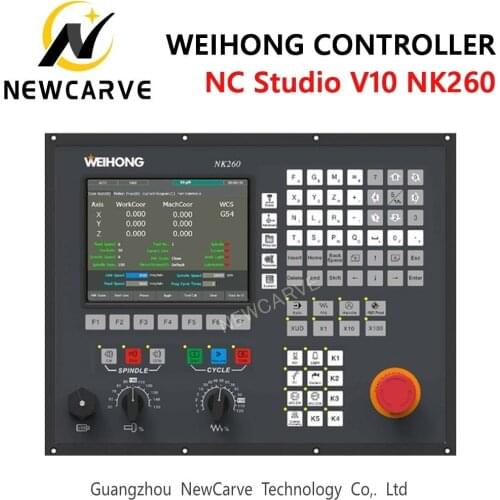 WEIHONG NC Studio NK260 NK280 Controller Software NC Studio V10 3 Axis ATC Spindle Integrated Control System Manual NEWCARVE