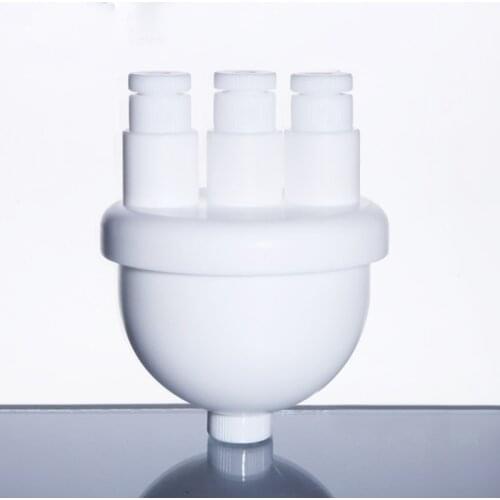 Lab PTFE Polytef Three-necked Round-bottomed Flask F4 Laboratory Equipment