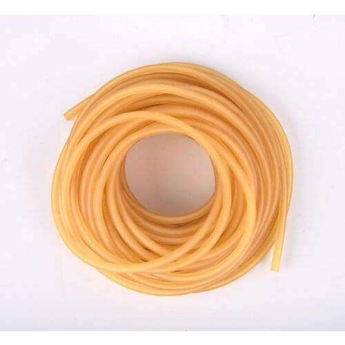 Nature Latex Rubber Hoses 2 3 4 5 6 7 9 10 12 14 17 mm ID x OD High Resilient Elastic Surgical Medical Tube Slingshot Catapult