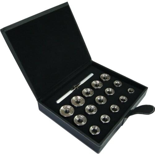 Professional Bre Watch Back Case Opener Removal Tools Set,19.3mm~44.7mm 15 Types Dies Case Opener Tools