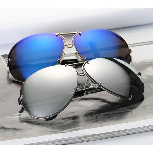 New Fashion Women Sunglasses Oversized Shades Sun Glasses Female Cool Mirror UV400 Lady Eyewear #240815