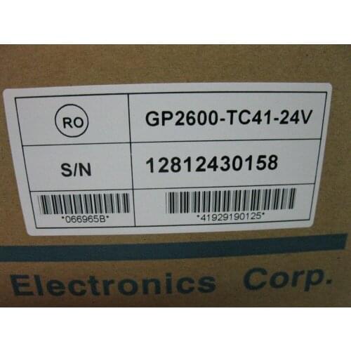 NEW&ORIGINAL TOUCH SCREEN GP2600-TC41-24V HMI GP2600-TC41-24V *Please contact us for real photo,100% real stock