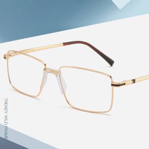 BLUEMOKY Business Square Glasses Women Men Fashion Prescription Eyeglasses Frame With Clear Lens Vintage Optic Myopia Spectacles