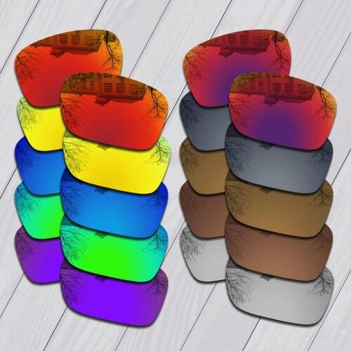 Wholesale E.O.S Polarized Replacement Lenses & Black Nose Pads for Oakley Drop Point OO9367 Sunglasses - Varieties Colors