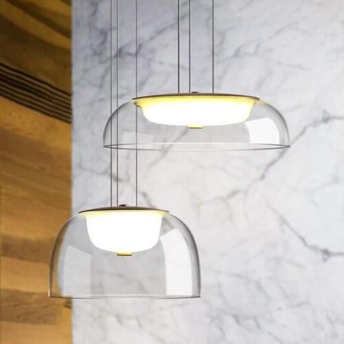 Post-modern Designer Glass Pendant Lights Dining Room Living Room Kitchen Hanging Lamp Simple Hanglamp Home Decor Light Fixtures