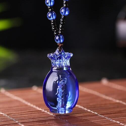 Beautiful Retro Tibetan Prayer colored glaze Buddhist Pendant home office decoration Shurangama Mantra gift for best wishes