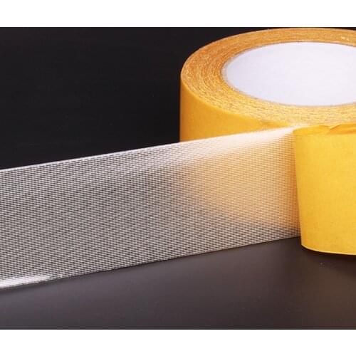 Strong Fixation Of Double Sided Cloth Base Tape Translucent Mesh Waterproof Super Traceless High Viscosity Carpet Adhesive