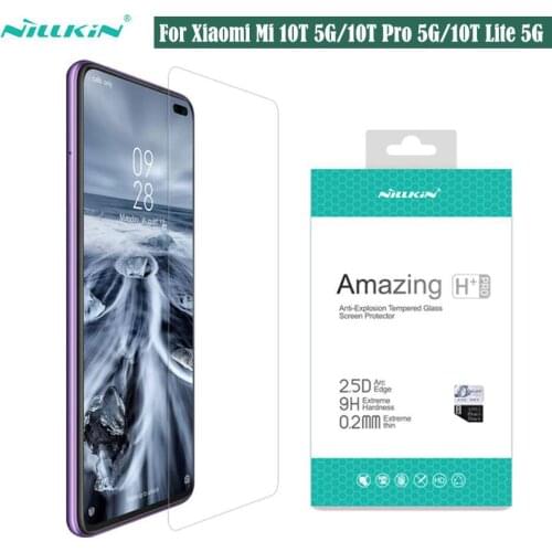 For Xiaomi Mi 10T Mi10T Pro 5G Tempered Glass Nillkin H+PRO 2.5D Anti-Explosion Screen Protector Glass For Xiaomi Mi 10T Lite 5G