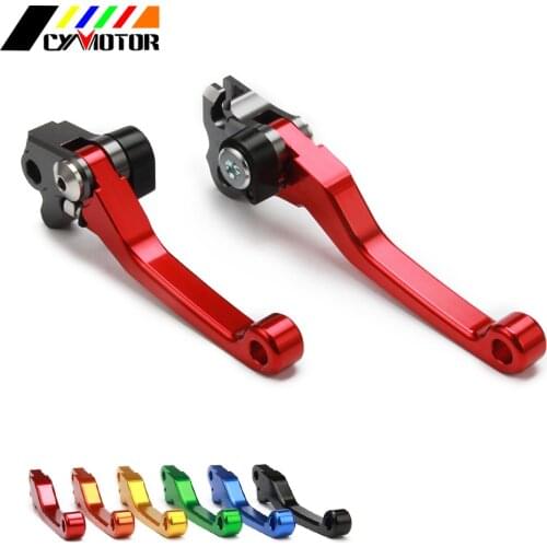 Motorcycle CNC Pivot Brake Clutch Levers For HONDA CR125R CR250R CRF250R CRF450R CRF250X CRF450X 2004 2005 2006 2007 2008-2016