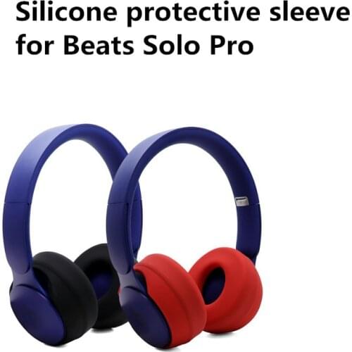 Silicone Replacement Ear Pads Cups Cover Earpads Repair Parts for Beats Solo Pro Headphones High Quality