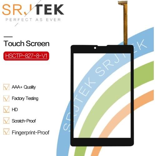 Srjtek 7" inch Touch Screen for HSCTP-827-8-V1 Touchscreen Lens Digitizer Sensor Glass HSCTP 827 8 V1 Replacement Parts