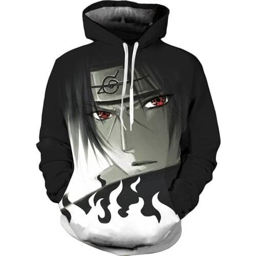 Anime Boruto Hoodies Streetwear Sasuke Pain Kakashi Male Sweatshirt Pullover Warm Fashion Spring Autumn Winter Sweater Man Adult