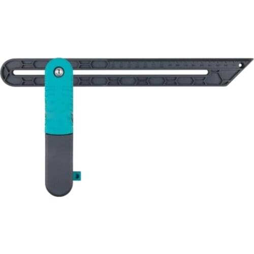 Angle Rulers Gauges Tri Square Sliding T-Bevel Plastic Level Measuring Tool Wooden Marking Gauge Protractor