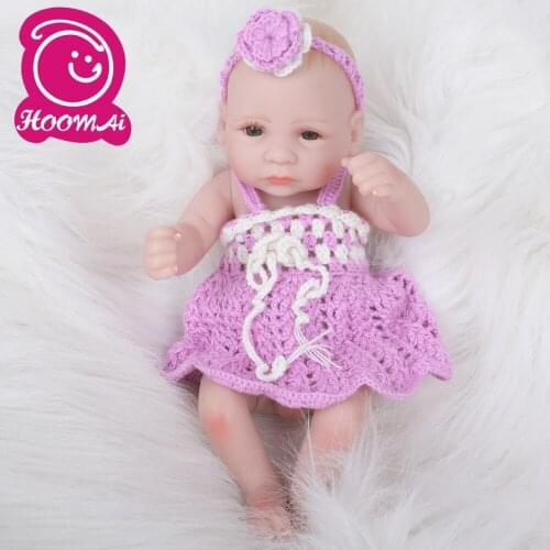 High Quality New Arrival 10 Inches Mini Reborn Baby Child Love Dolls Reborn Silicone Baby Dolls That Drink Milk