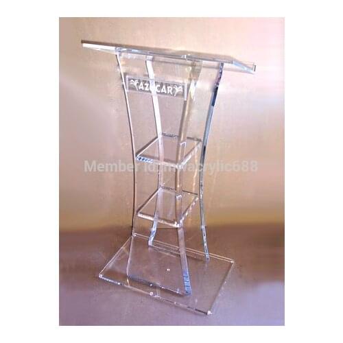 Pulpit furnitureFree Shiping High Quality Cheap Acrylic Lecternacrylic pulpit plexiglass