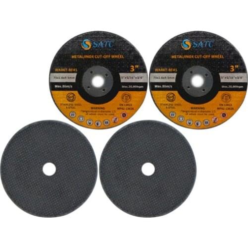 SATC High speed and durable 3-inch abrasives metal cutting discs