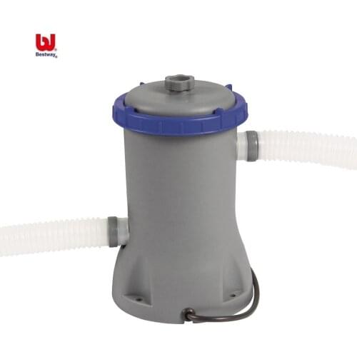 58383 Bestway 530 Gal Flowclear Filter Pump Laminated Swimming Pool Water Circulating Filter 2006 L swimming Pool Water Cleaner