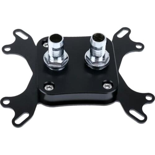 POM CPU Water Cooling Block Nickel Plated Copper Base Inner Channel For Intel 775/1150/1155/1156/1366, AMD AM2/AM3/AM3