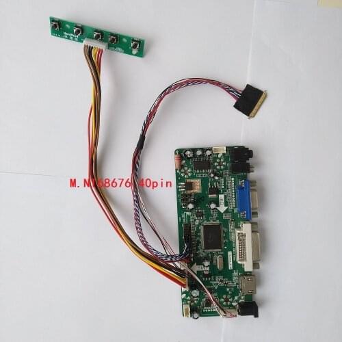 M.NT68676 VGA LED LCD HDMI DVI Controller board Kit display for LP156WH2(TL)(R1)/(TL)(R2) 1366*768 15.6" cable card
