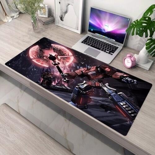 Transformers Mouse Pad Custom Pad Xxxl Table Mat Gaming Carpet Anime Keyboard Gamer Gamers Accessories Mousepad Mause Mats Girl