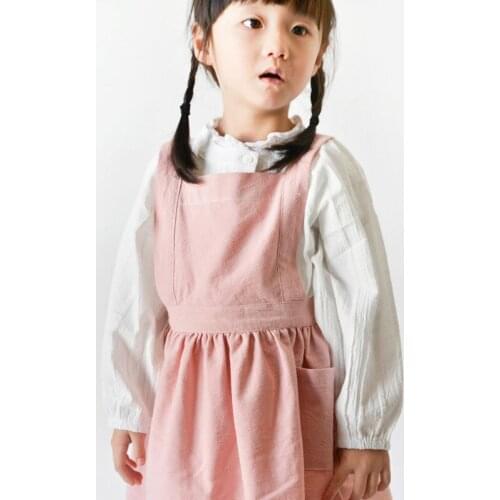 Cotton linen Kitchen Apron Florist Baking Kids Aprons BBQ Bib Apron Cooking Restaurant Apron baking accessories delantal cocina