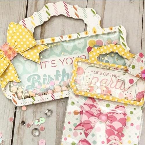 KSCRAFT Shaker Bag Topper Metal Cutting Dies Stencils for DIY Scrapbooking Decorative Embossing DIY Paper Cards