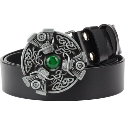 Gentleman personality belt buckle belt restoring ancient ways