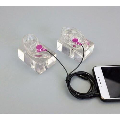 New Arrival Ear Model Ear Mannequin Stand For Earphone Display