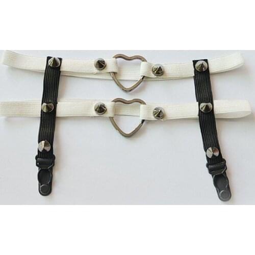 Harajuku Leg Garters Punk Body Harness Stocking Suspenders Belt Sock Garters Fetish Wear Bodycage 90s Gothic Style P0069