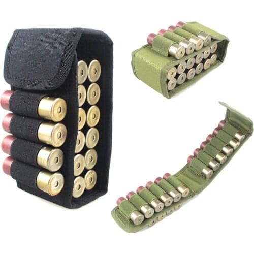 Portable Tactical 12G Hunting Pouches Bullets Package Ammo Bag Shells Package For CS Field Outdoor Bullet Bags Pouch