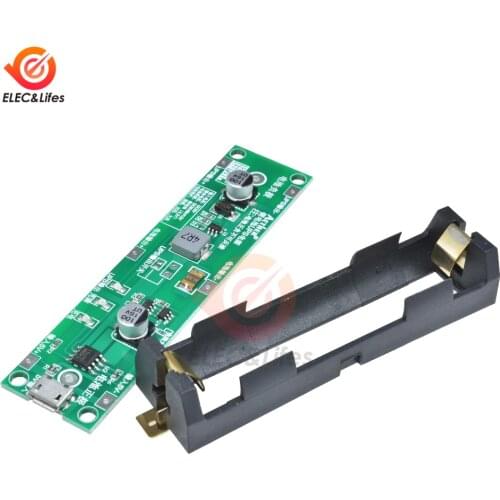 Micro USB Step Up 18650 Lithium Battery Charger Protective Board Voltage Converter UPS Battery Charging Discharge Power Supply