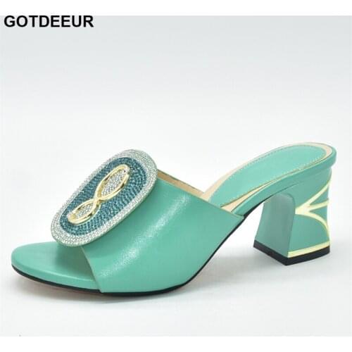 Plus Size Women Shoes 43 Wedges Shoes for Women Women Pumps Decorated with Rhinestones Ladies Shoes with Heels Slip on Party