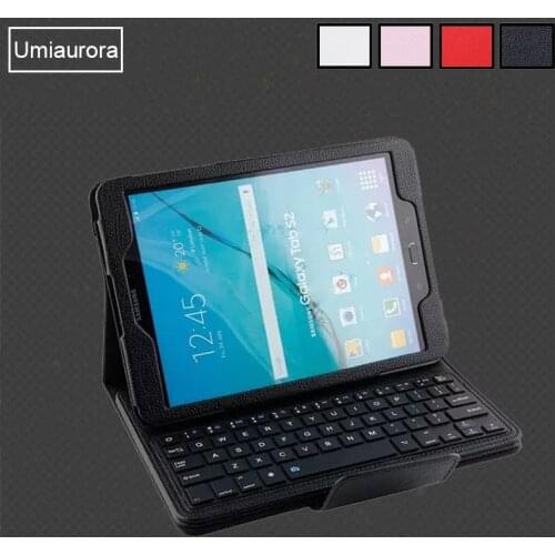 For Samsung GALAXY Tab S2 8.0 T710 T715 Removable Wireless Bluetooth Keyboard Portfolio Folio PU Leather Case Cover