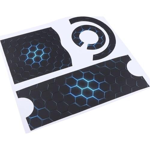 Luxury Bluelight Honeycomb Adhesive Body Wrap Film Sticker Decals for Dyson Supersonic Hairdryer Heat-resistance Self Adhesive