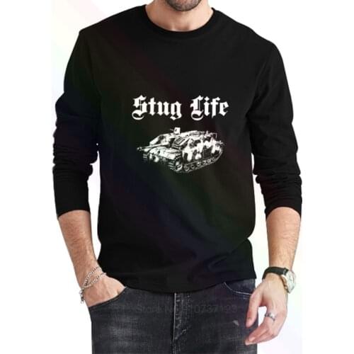 WWII Wehrmacht Army ASL Stug LIfe Logo Classic T-Shirt 2021 Newest Summer Mens Long Sleeve Popular Tees Shirt Tops Novel Unisex
