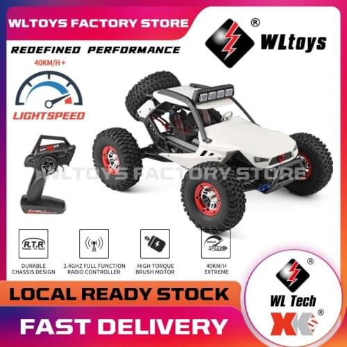 WLtoys 12429 1:12 RC Car Crawler 40km/h High Speed 2.4G 4WD Electric Car with Head Lights RC Off-Road Car Gift For Kids