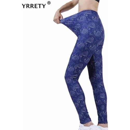 YRRETY Women Push Up Leggings Sexy High Waist Spandex Workout Casual Fitness Female Navy Full Cashew Ankle-Length New Jeggings