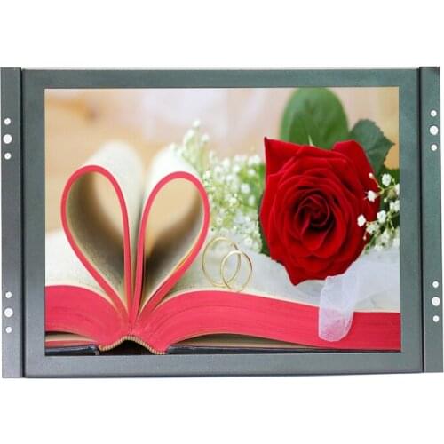 Zhixianda 10 Inch CCTV Monitor LCD Monitor For Surveillance With Resolution 800*600 AV/BNC/VGA/HDMI/USB Interface PAL NTSC