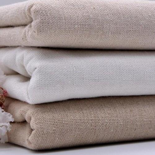 1 Meter Hemp Cotton Linen Fabric For Patchwork Sewing Dolls Painting Textiles Curtains Bags Tablecloth Width 145cm Tecidos