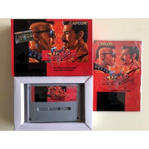 16Bit Games ** Final Fight ( PAL Version!! Box+Manual+Cartridge!! )