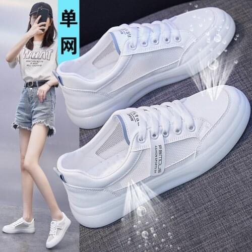 2021 Women Tennis Shoes Bottom Sneakers Gym Female Sport Walking Breathable Mesh Women Sneakers Lightweight Sports Walking Shoes