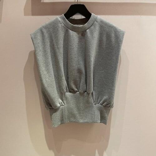 2021 women fashion sleeveless vest cropped top T-shirt hd210809